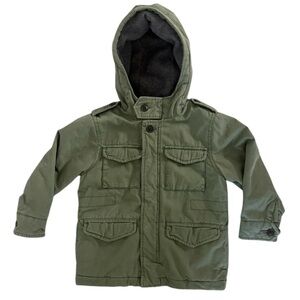 Gap Hooded Utility Jacket Size 4